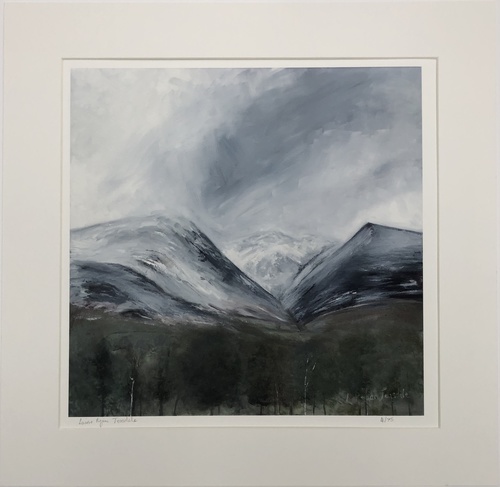 'A snowy day on Blencathra' Print