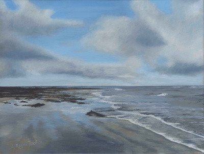 'Cresswell Beach, Northumberland' Print