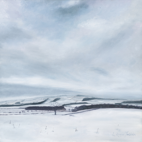 'Northumberland Hills on a Winter's day' Print